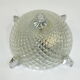 Cut glass ceiling lamp / vintage