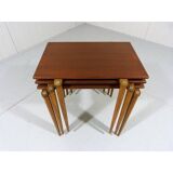 Set of 3 teak nesting tables - by Opal, German design (1950s)