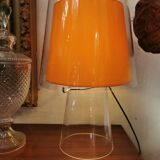 Table lamp mouth-blown glass
