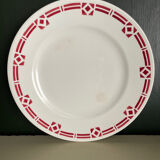Set of 12 dessert plates Saint Amand 1930