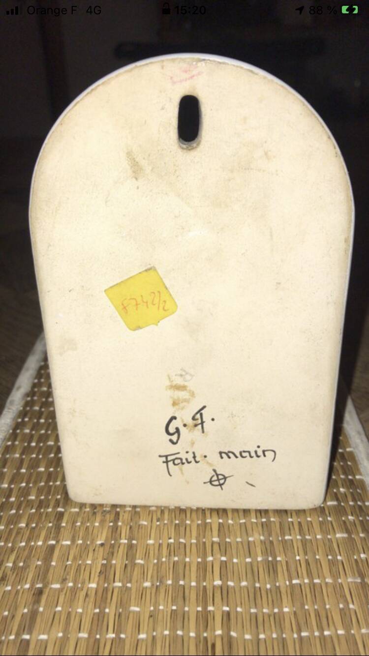 Vintage handmade ceramic box