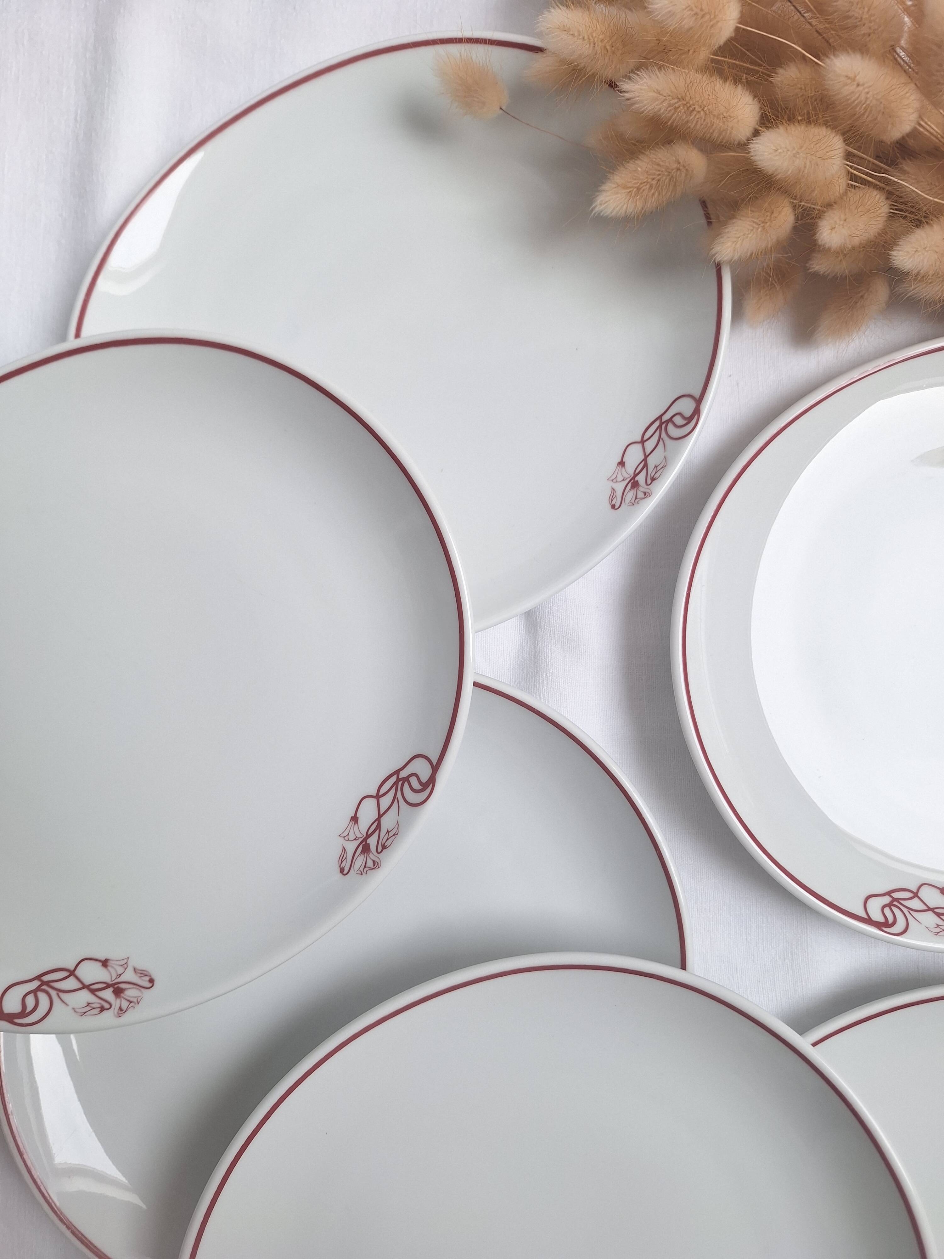 Oval dessert plates Pillivuyt