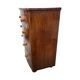 Antique English Victorian mahogany chest of drawers, early 1900s