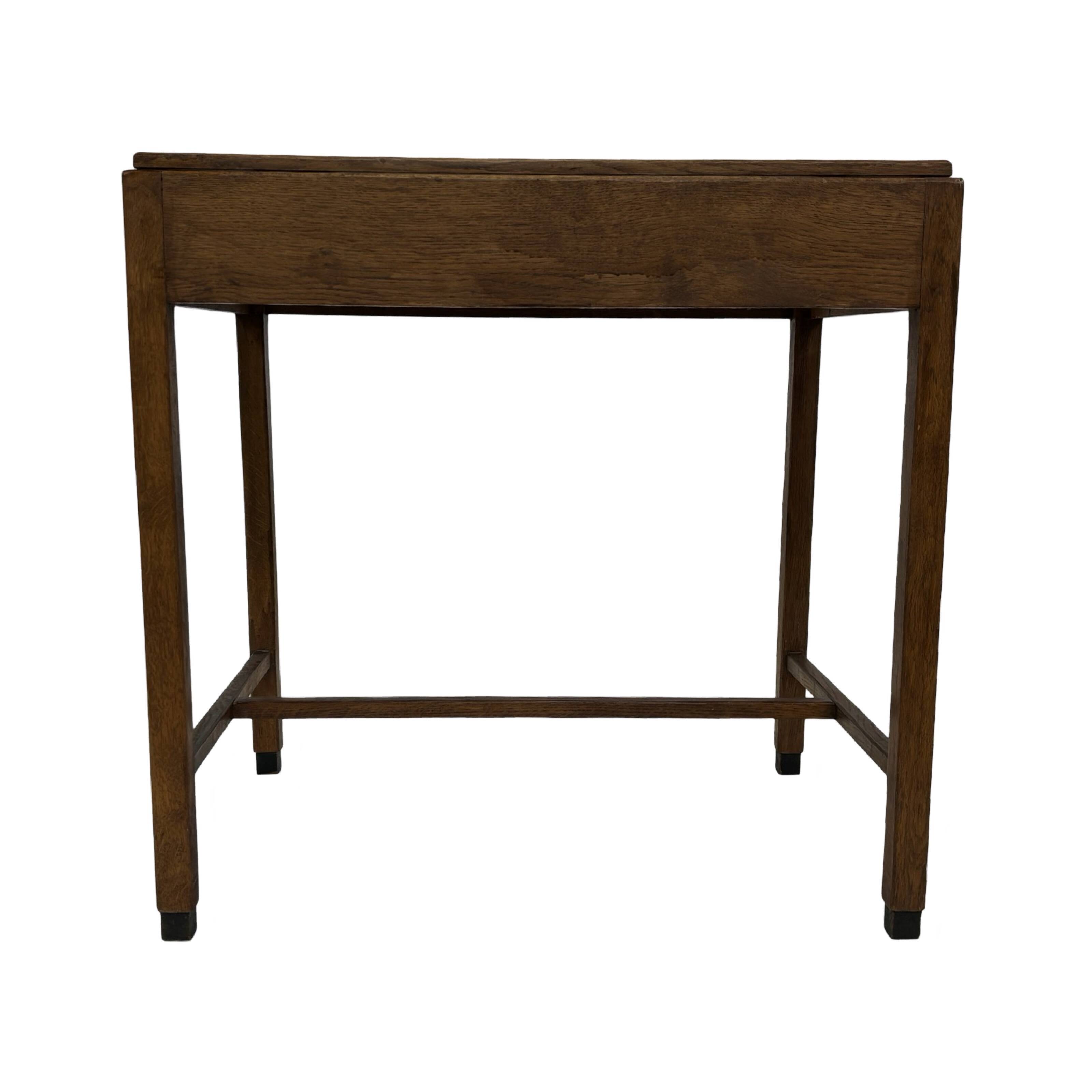 Art Deco Amsterdam School side table minimalist Design