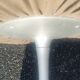 Table with tulip base in cast aluminum, circa 1960/70