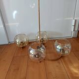 Lustre en laiton doré années 50'S