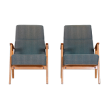 Paire de fauteuils Jaroslav Šmídek - Czech Mid Century