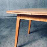 MCM Dutch Design Extendable Dining Table attributed to Cor Alons for Gouda Den Boer, 1950s