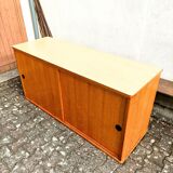 Golden oak sideboard