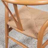 Midcentury pair of original Wishbone Chairs by Hans Wegner for Carl Hansen & Søn