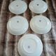 5 vintage deep plates Moulin des Loups