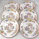Minton Cuckoo, Cuckoo 6 dessert plates, porcelain, hand-painted 22.6 cm