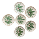 Handcrafted decorative ceramic plates