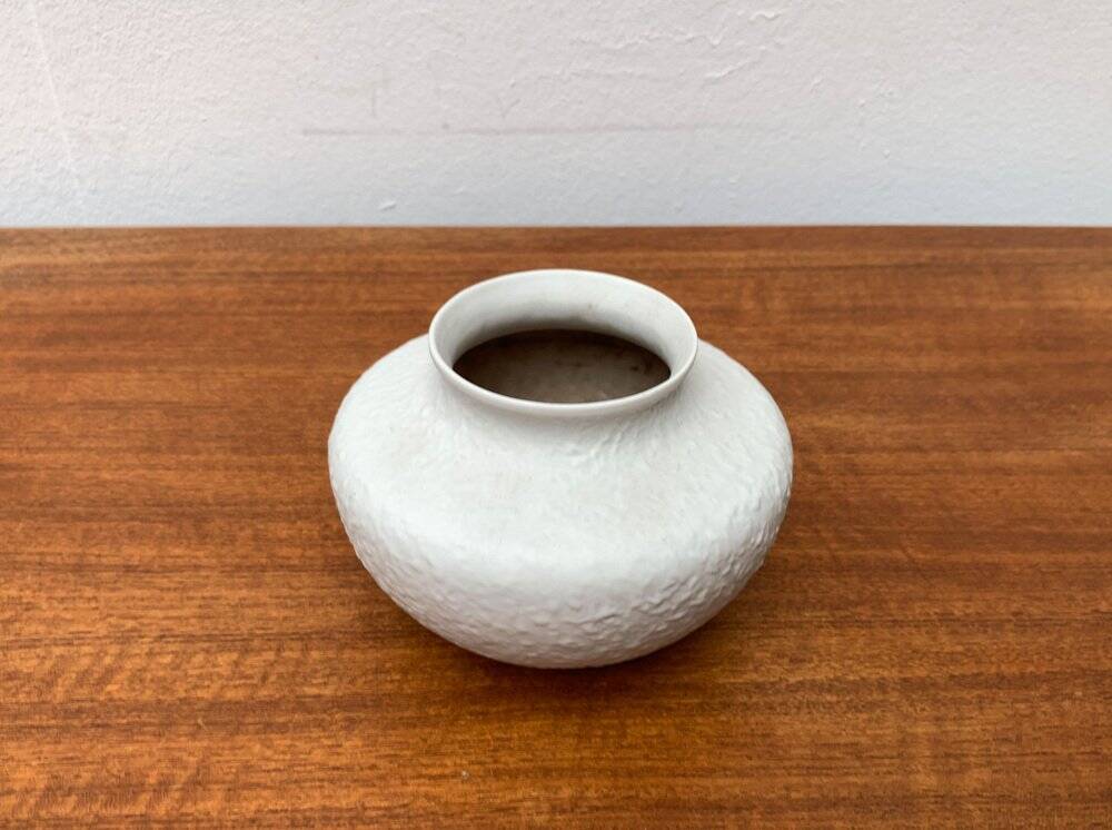 German ceramic vase mid-century style from Porzellanfabrik Metzler & Ortloff, 1960s