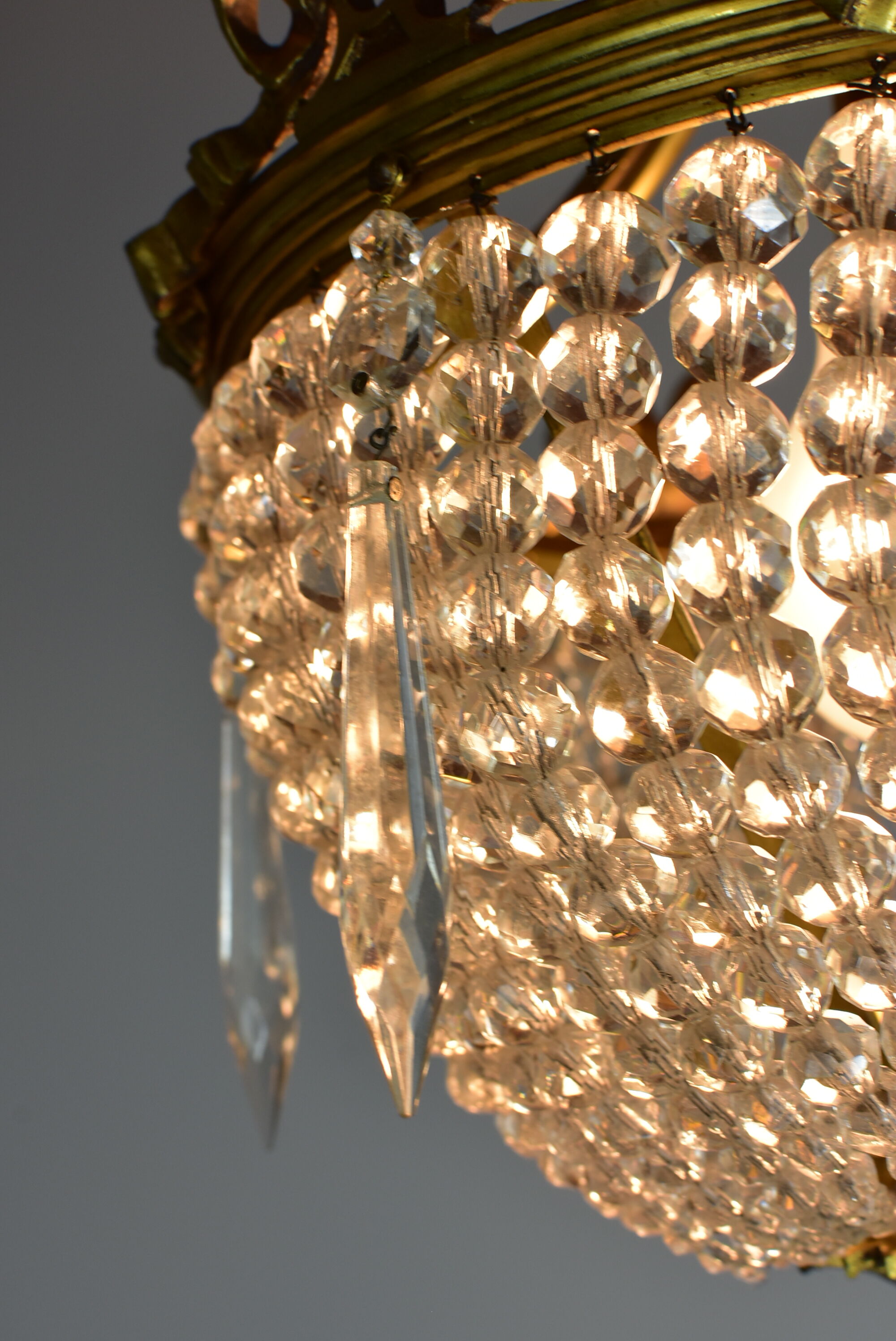 Napoleon III hot air balloon bronze chandelier
