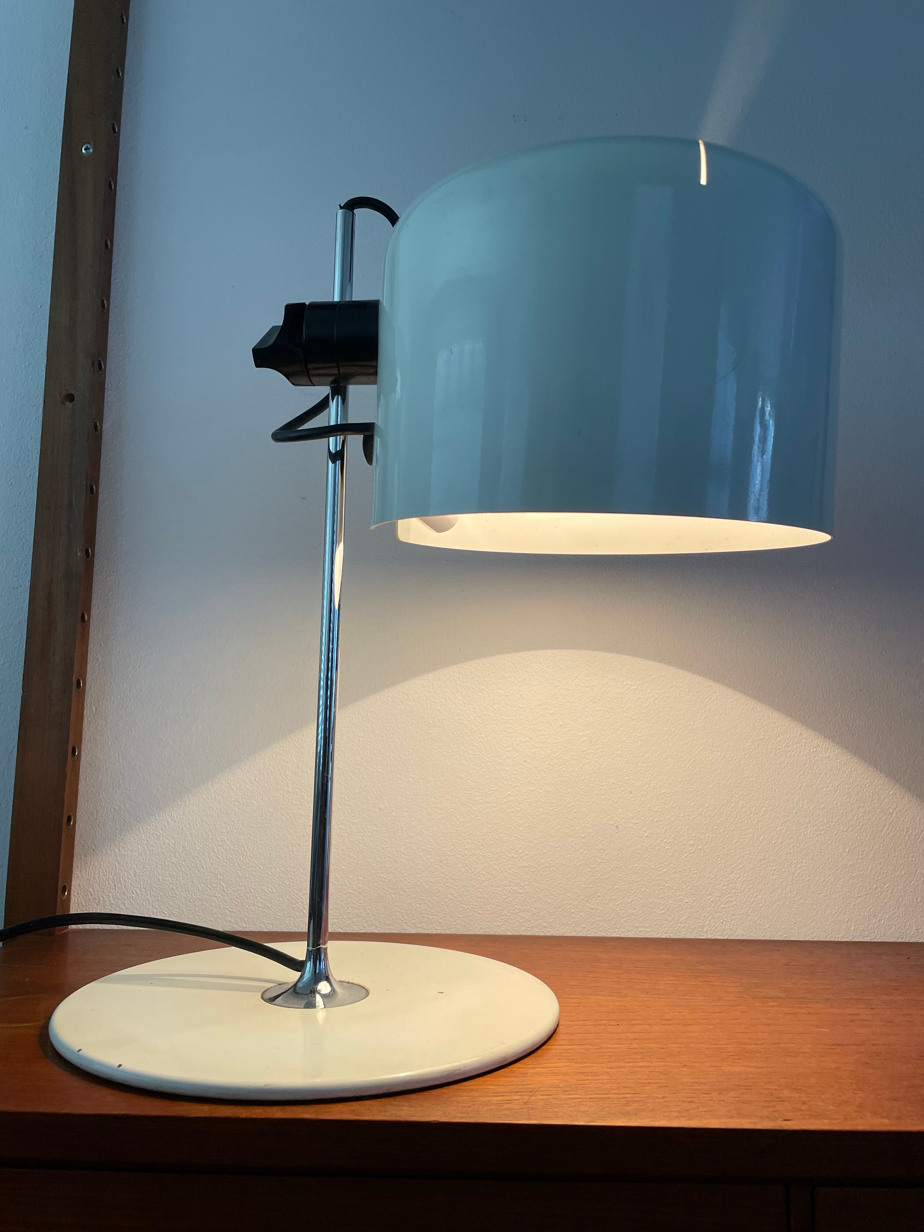 Joe Colombo, "Coupe"  Table Lamp by Oluce, 1960s