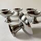 6 coupes à glace en inox Guy Degrenne, années 1970-1980