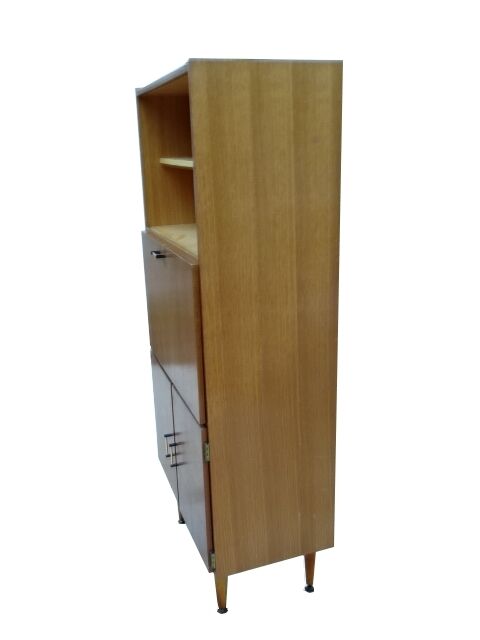 Secretary vintage 1970 light wood