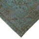 Handmade Oriental Contemporary 1980s 243 cm x 332 cm Blue Wool Carpet