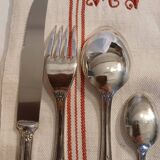 Antique flatware set for 51 place settings