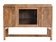Art Deco display cabinet in walnut • Sculpted decorations • Brass