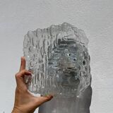 Round wall or ceiling light in glass