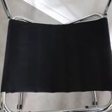 Vintage chrome tubular armchair