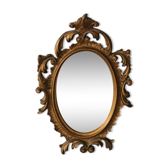 Set of golden mirror of the 70/80 - 19x29cm