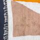Moroccan rug in natural wool 2.5 x 1.5 m