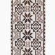 Handmade vintage Milas rug large hallway 106x234 cm