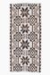Handmade vintage Milas rug large hallway 106x234 cm