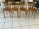 Suite de 4 chaises de bistrot vintage années 1960