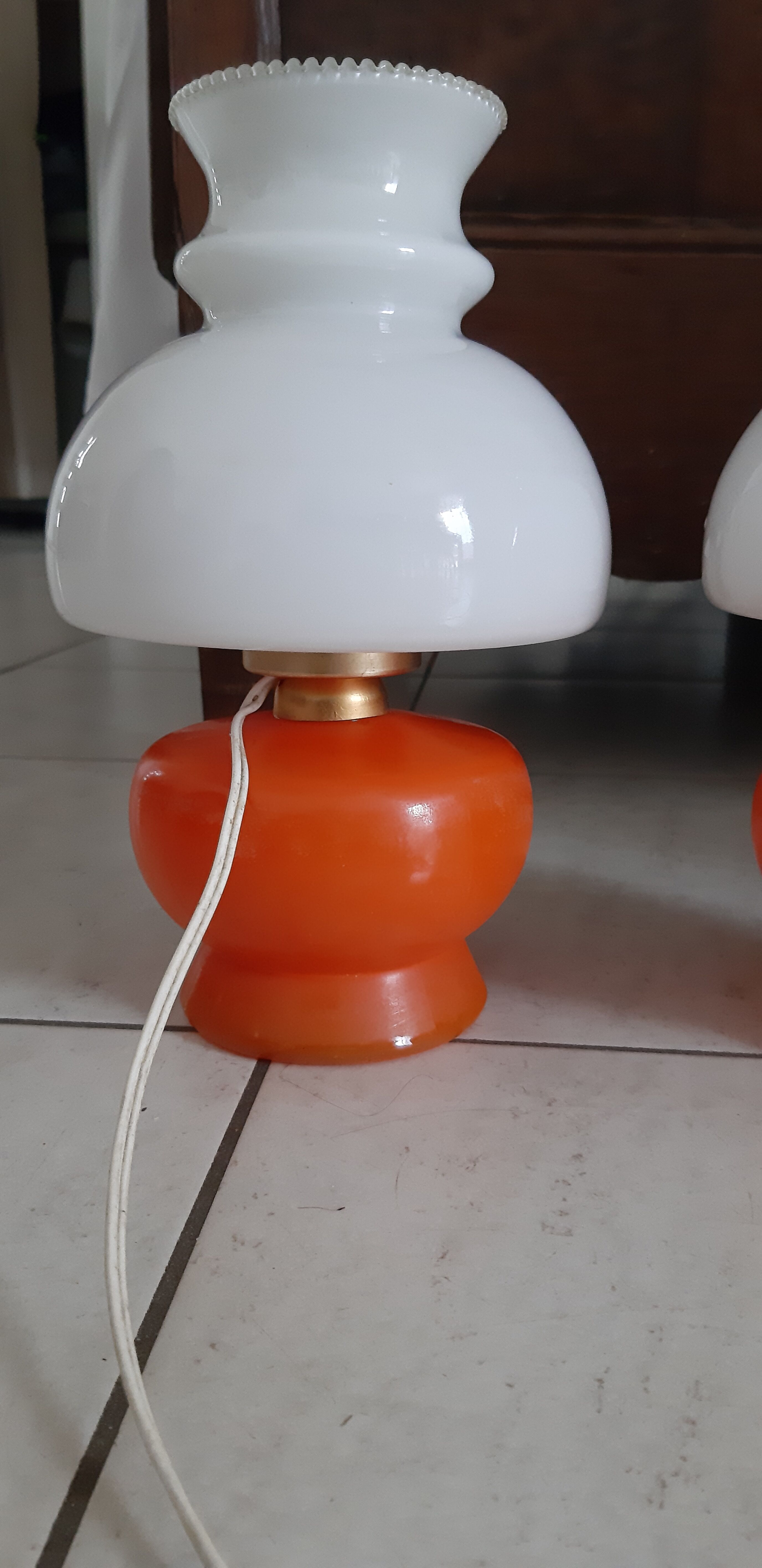 Paire de lampes vintage des années 60