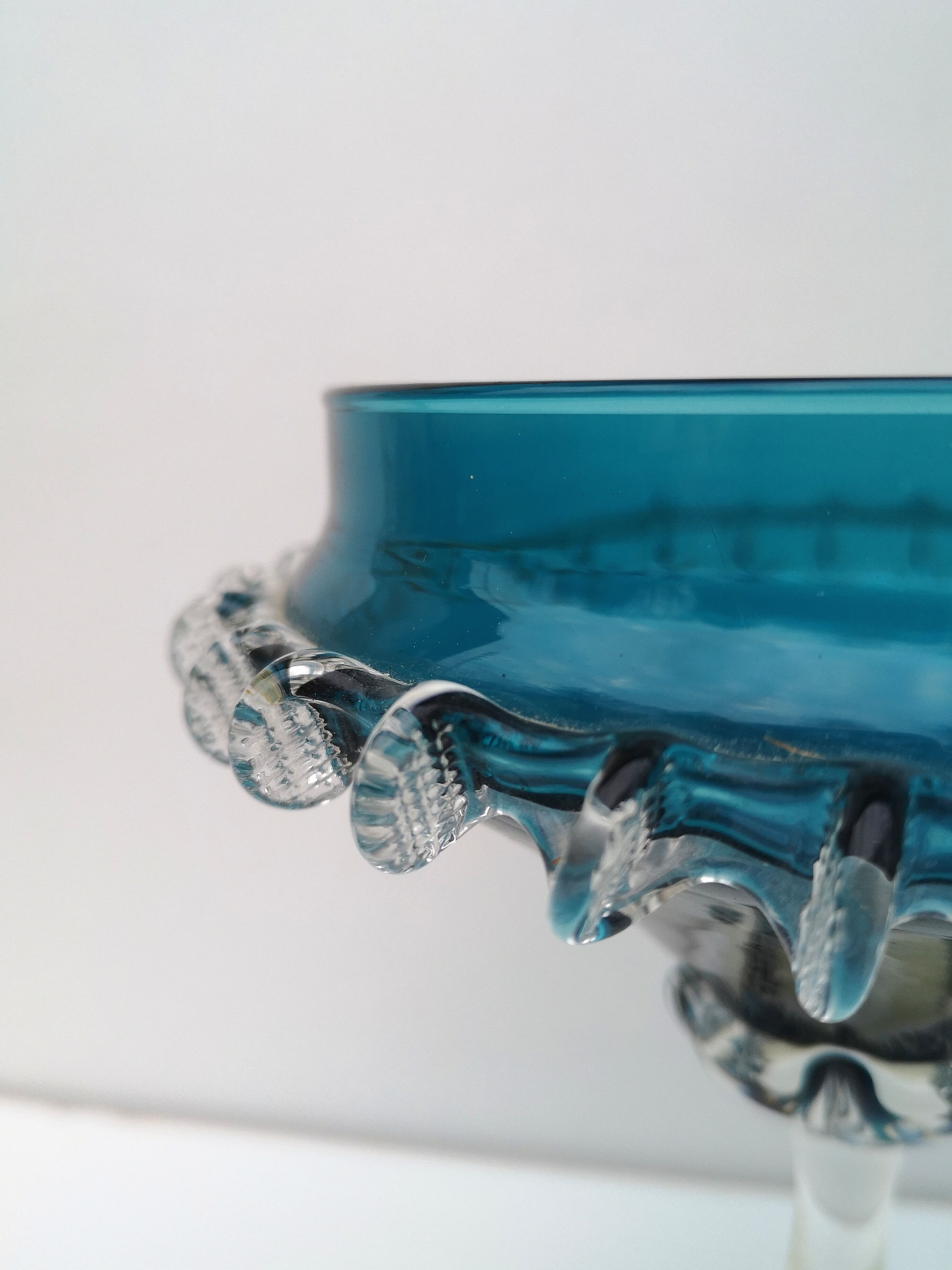 Vintage glass standing cut, Italy