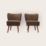 Deux fauteuils cocktail du milieu du siècle