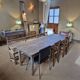 Antique oak farmhouse table