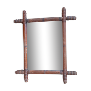 miroir 1900 bois imitation