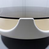 Round spce age coffee table 1960’s, Opal Möbel