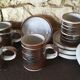 Tasses à café en grès Vintage