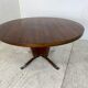 Table basse art déco moderniste en palissandre et acier chromé, années 1930
