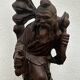 Carved wooden sculpture "Chinese peasant", early 20th century.