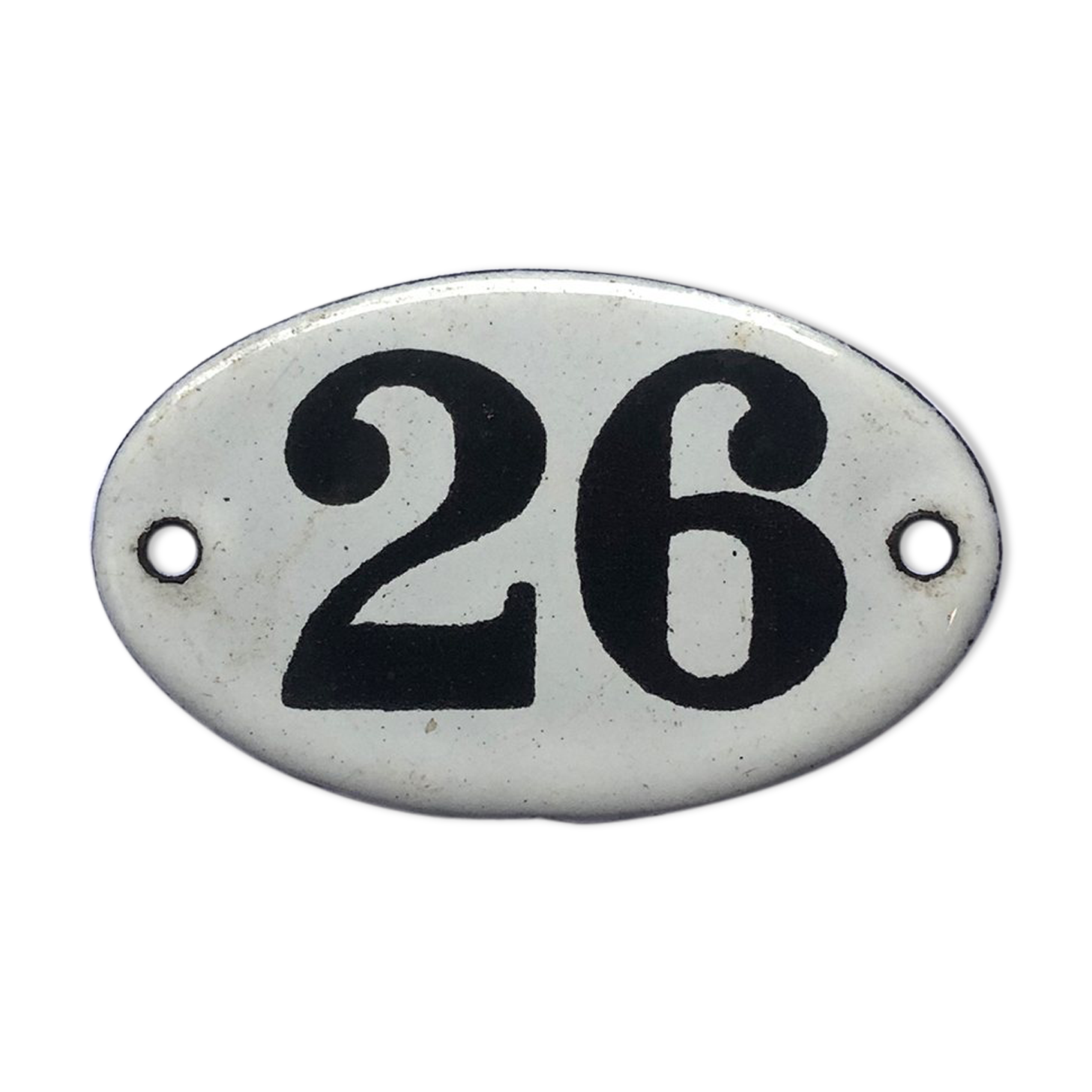 Enamelplate number 26