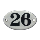 Enamelplate number 26