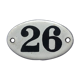 Enamelplate number 26
