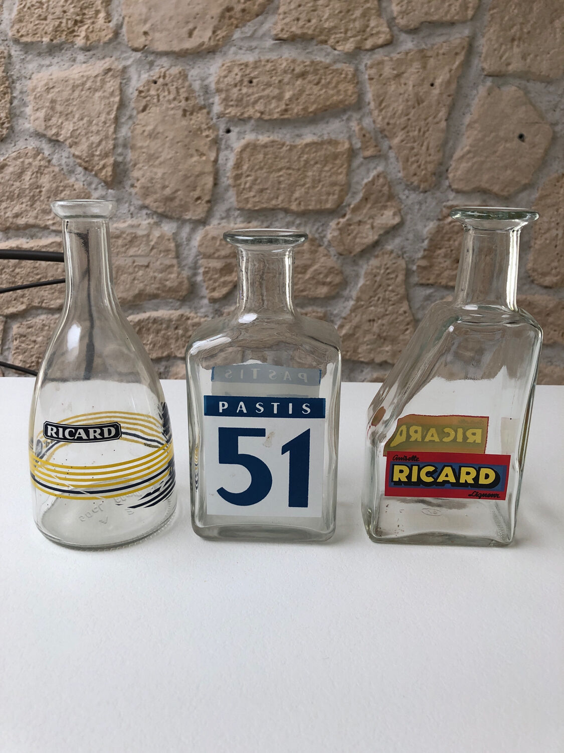 Pastis and Ricard decanter set