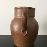 Handmade pottery jug pot