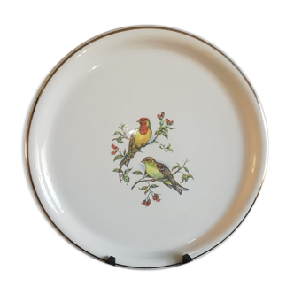 Plat porcelaine luneville KG