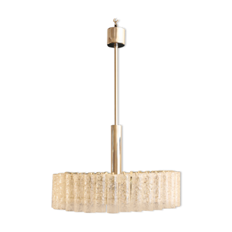 Ice Glass Chandelier from Doria Leuchten, 1960s