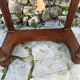 A small piece of Bonheur du jour with detached columns in Empire-era mahogany.