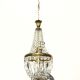 Grapevine balloon chandelier " hollywood regency " 50